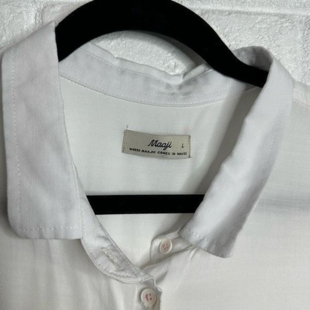 Maaji Mangrove Big Kell Long Shirt Boyfriend Shirt size Large - Picture 4 of 9